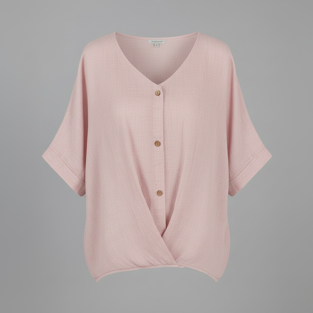 Elegant V-Neck Blouse | Women's Fashion Top