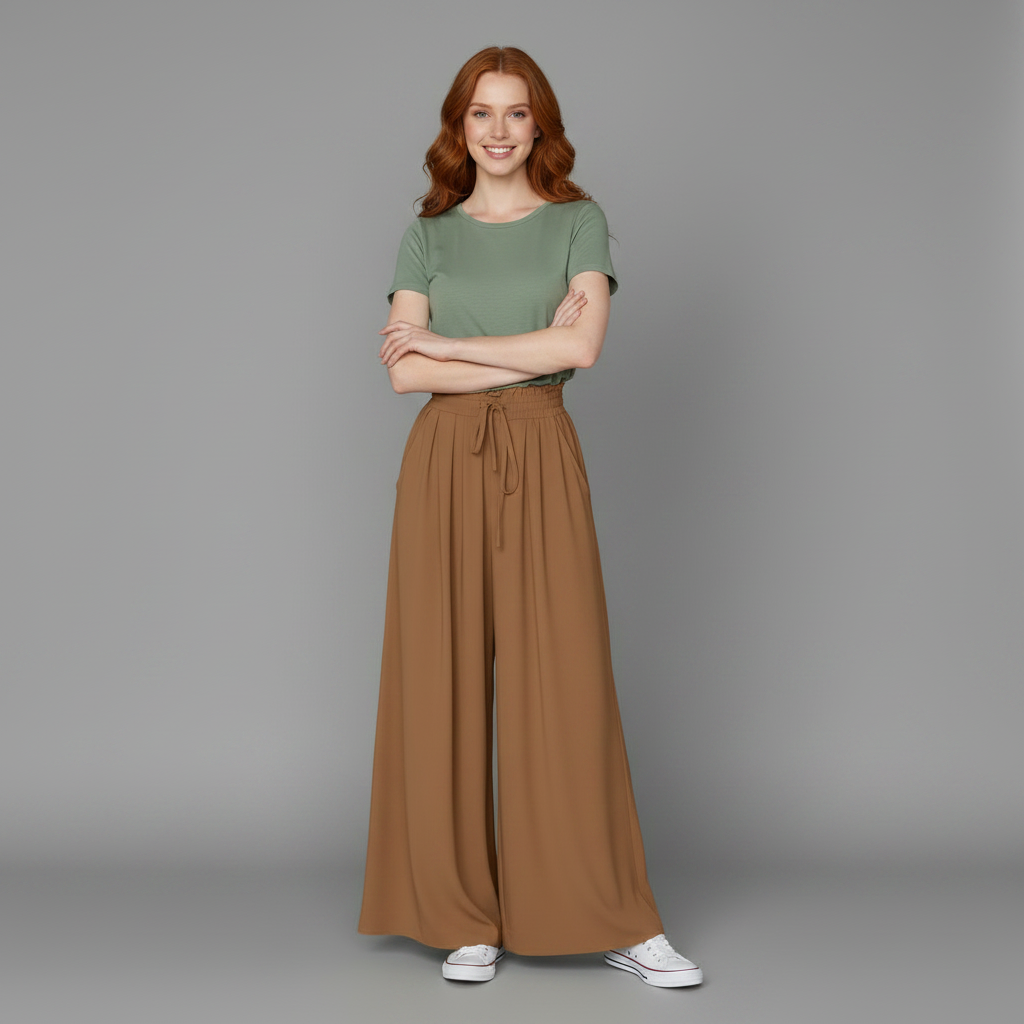 Elegant Black Trousers | Women's Casual Leisure Pants
