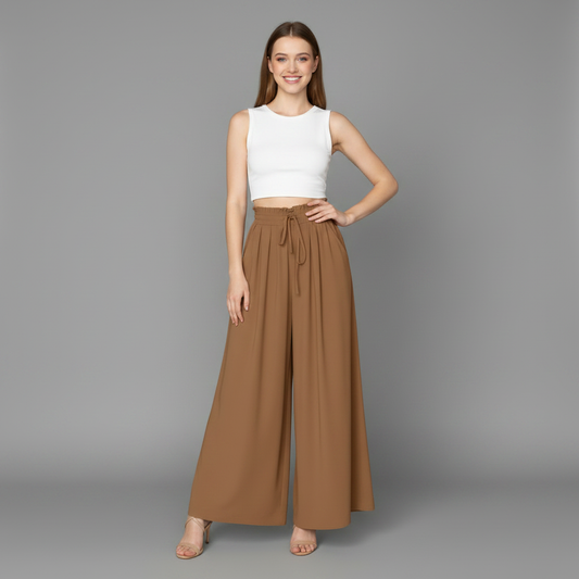 Elegant Black Trousers | Women's Casual Leisure Pants
