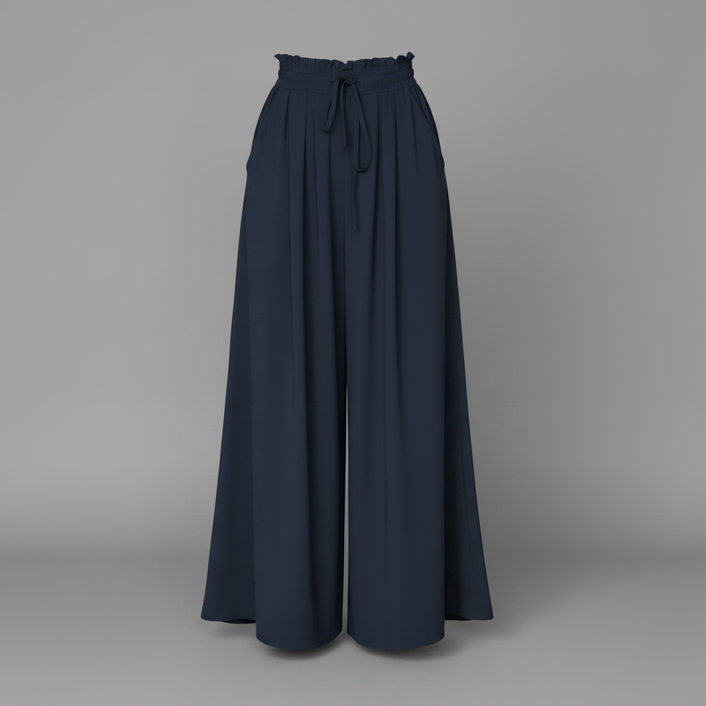 Elegant Black Trousers | Women's Casual Leisure Pants