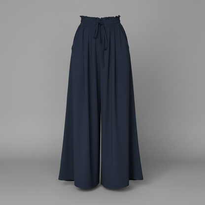 Elegant Black Trousers | Women's Casual Leisure Pants