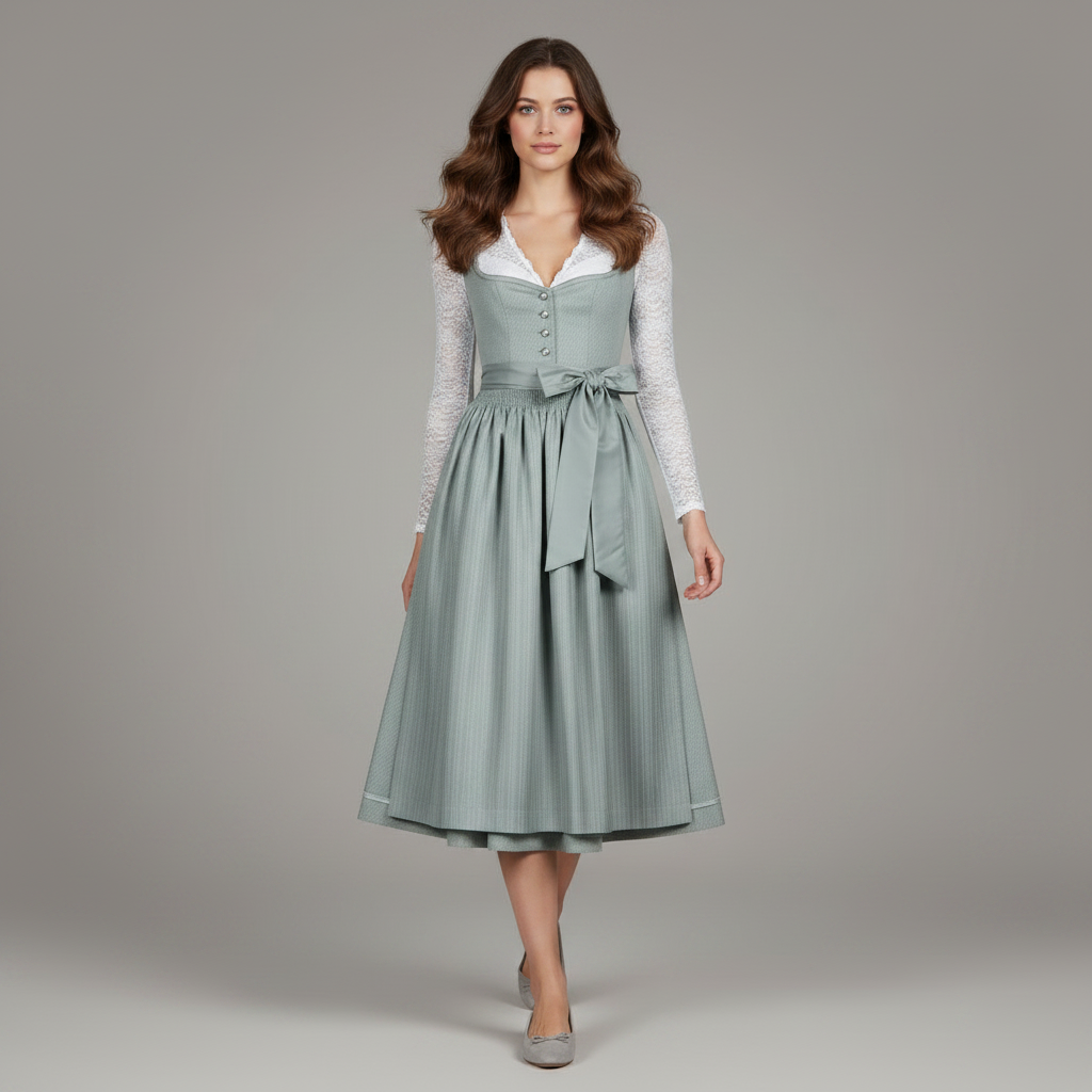 Elegant Dirndl Dress | Women's Costume for Oktoberfest