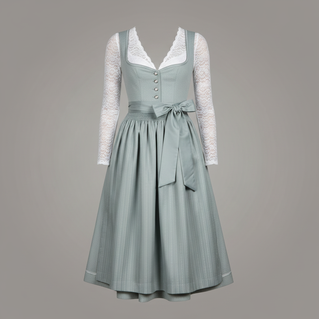 Elegant Dirndl Dress | Women's Costume for Oktoberfest