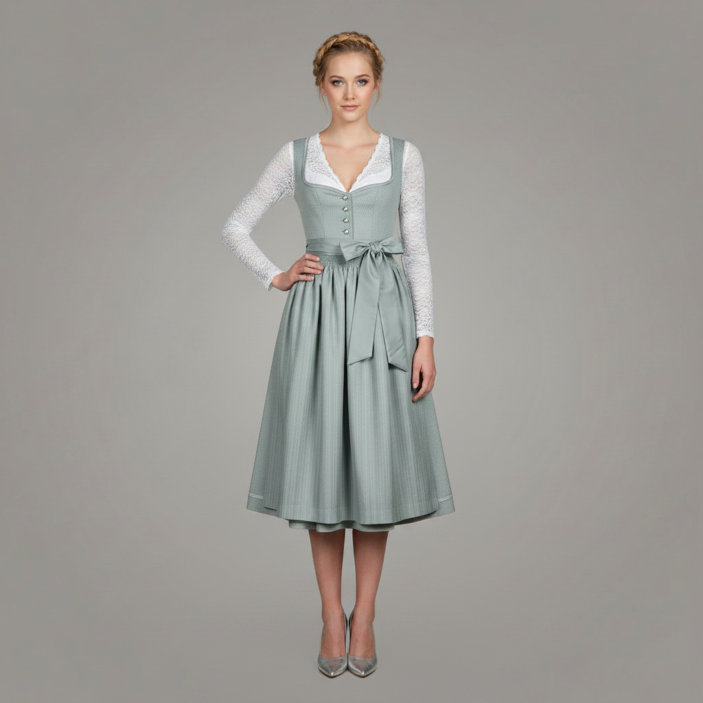 Elegant Dirndl Dress | Women's Costume for Oktoberfest