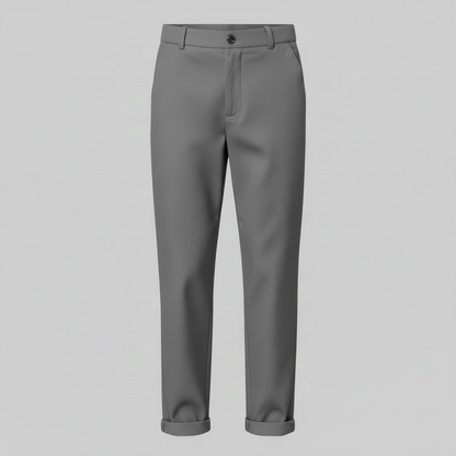 Elegant High Waist Women's Suit Trousers | Office Wear