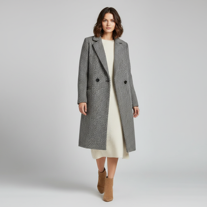 Elegant Wool Coat | Women's Long Winter Coat