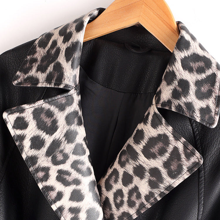 Lucy | Women's Leather Trench Coat