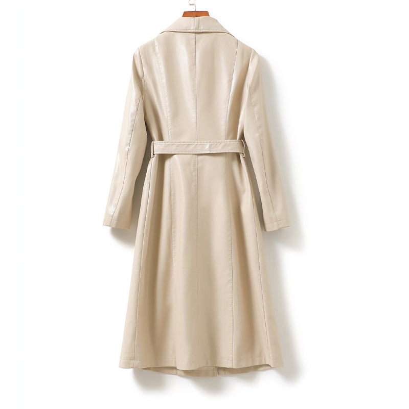 Natalie | Women's Leather Trench Coat