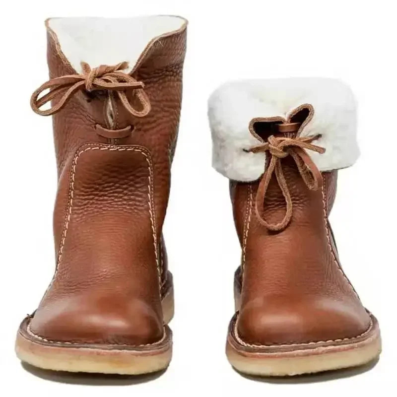 Sophie | Women's Faux Fur Lined Winter Boots with Non-Slip Sole
