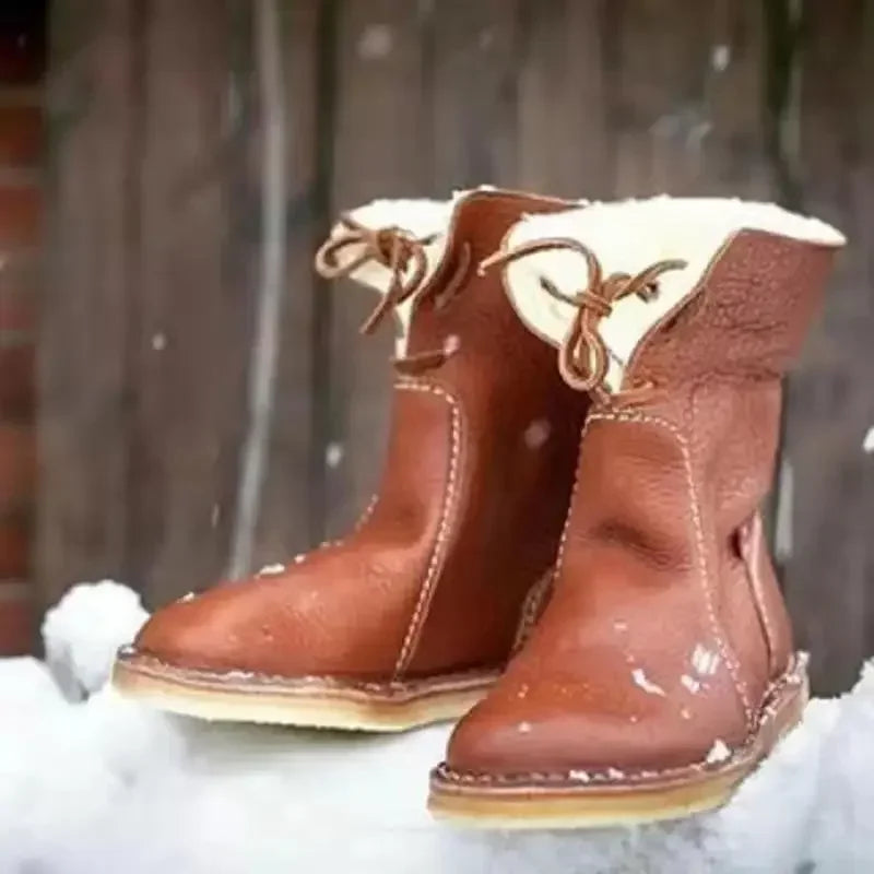 Sophie | Women's Faux Fur Lined Winter Boots with Non-Slip Sole
