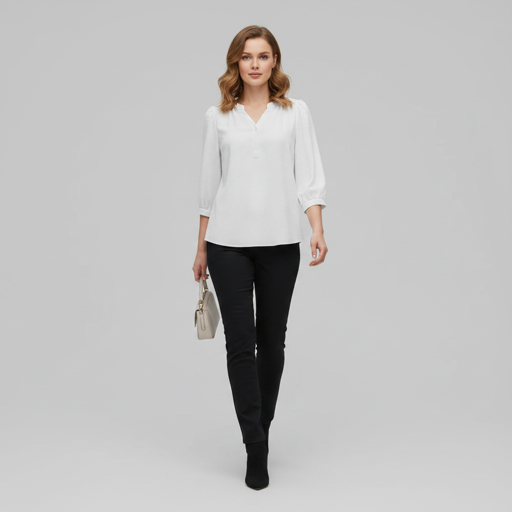 Silk Patchwork Blouse | Women's Summer Top