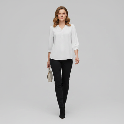 Silk Patchwork Blouse | Women's Summer Top
