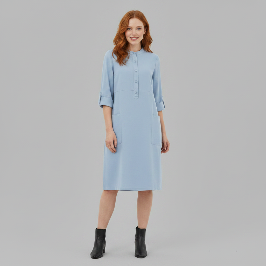 Tina | Women's Plus Size Leisure Dress in Soft Fabric