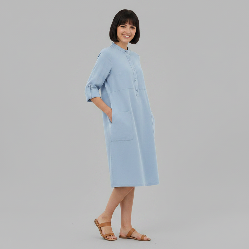 Tina | Women's Plus Size Leisure Dress in Soft Fabric