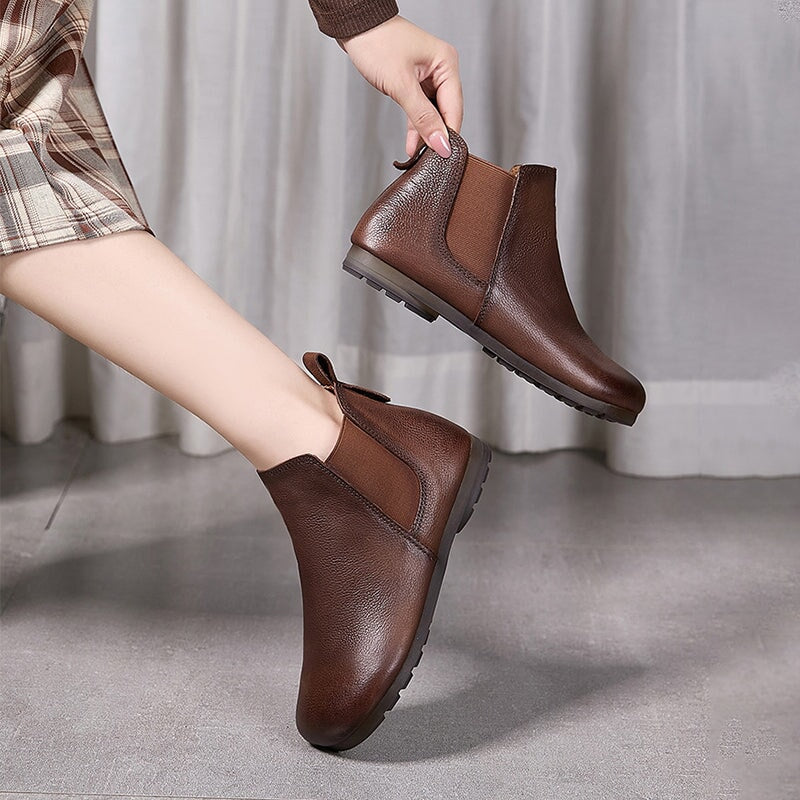 Mia | Women's Leather Chelsea Boots