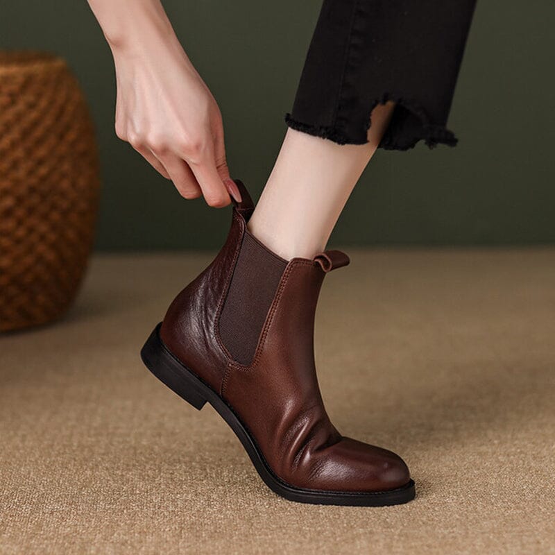Charlotte | Women's Leather Chelsea Boots
