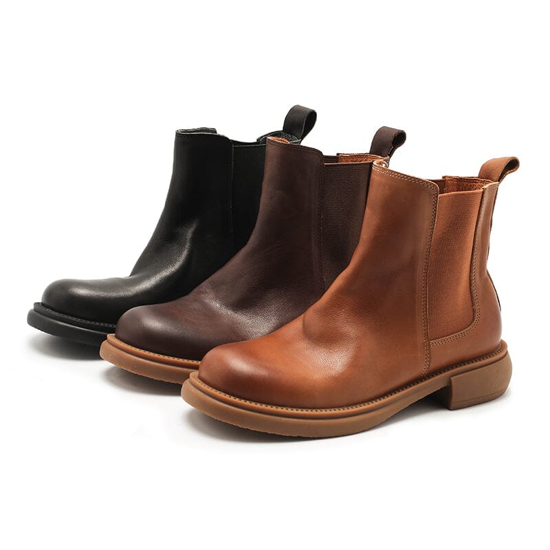 Olivia | Women's Leather Chelsea Boots