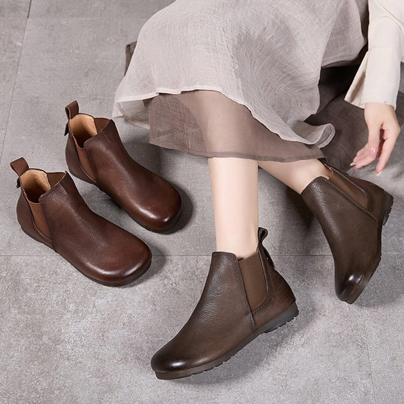 Mia | Women's Leather Chelsea Boots