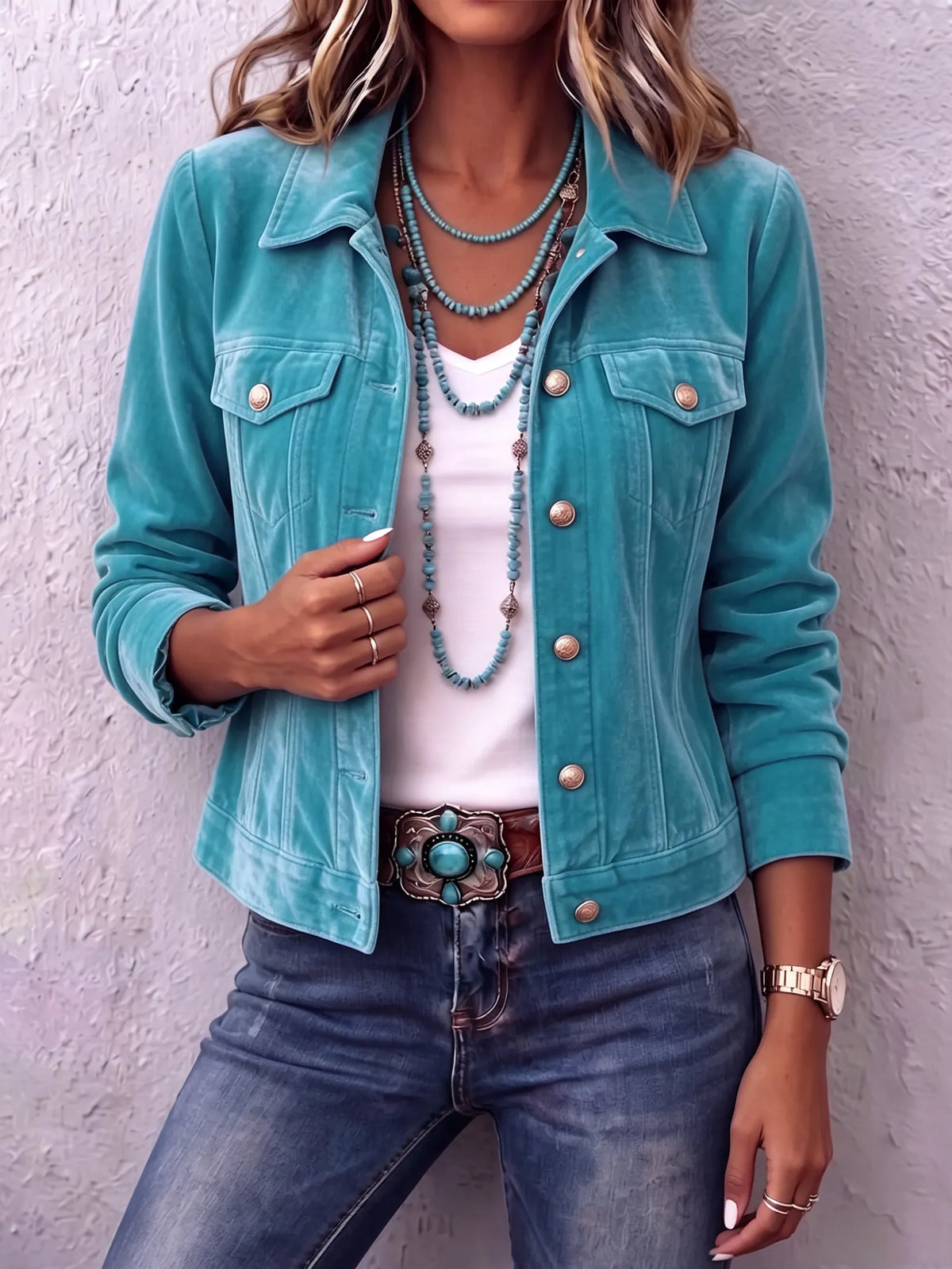 Brynn | Women's Corduroy Trucker Jacket